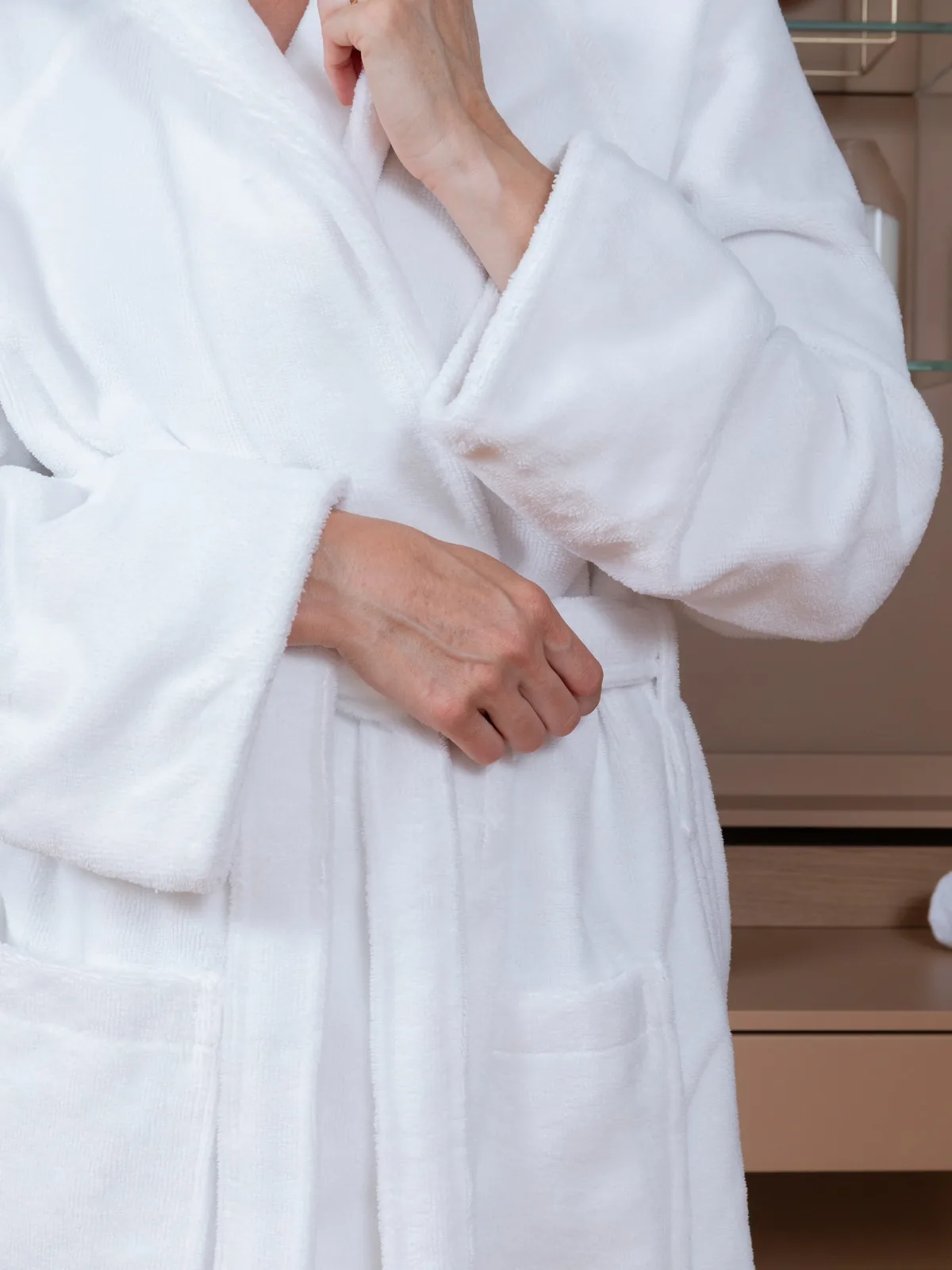 Spugna bianca per spa e centri estetici